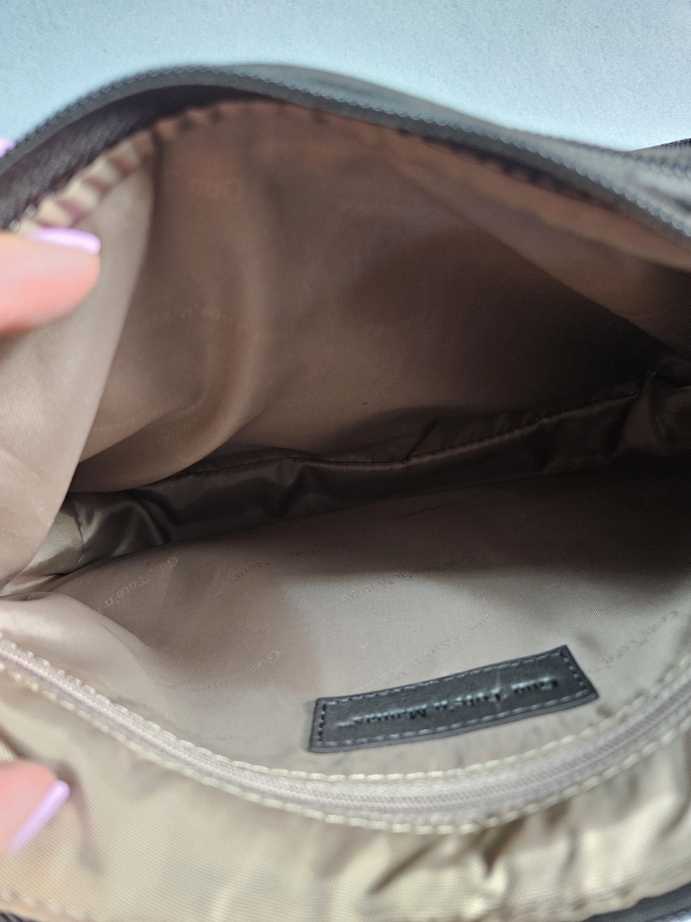 Gun Tote’n Mamas Brownish Black Leather Concealed Carry Hobo Handbag GTM Purse - Picture 11 of 16